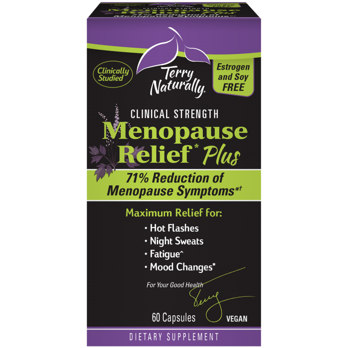 Menopause Relief* PLUS - 60 Capsules