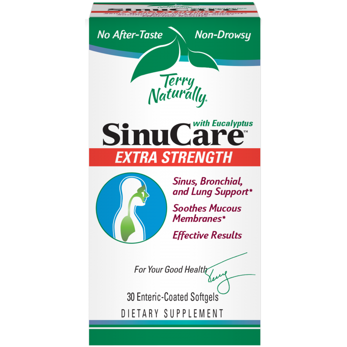SinuCare™ Extra Strength - 30 Coated Softgels